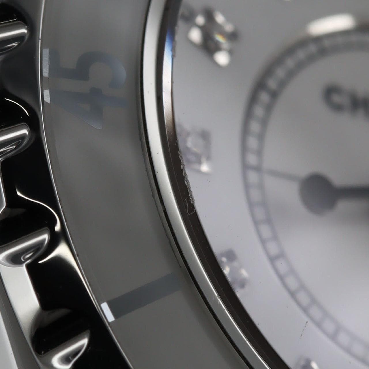 シャネル J12 33mmセラミック･12P H1628 セラミック クォーツ