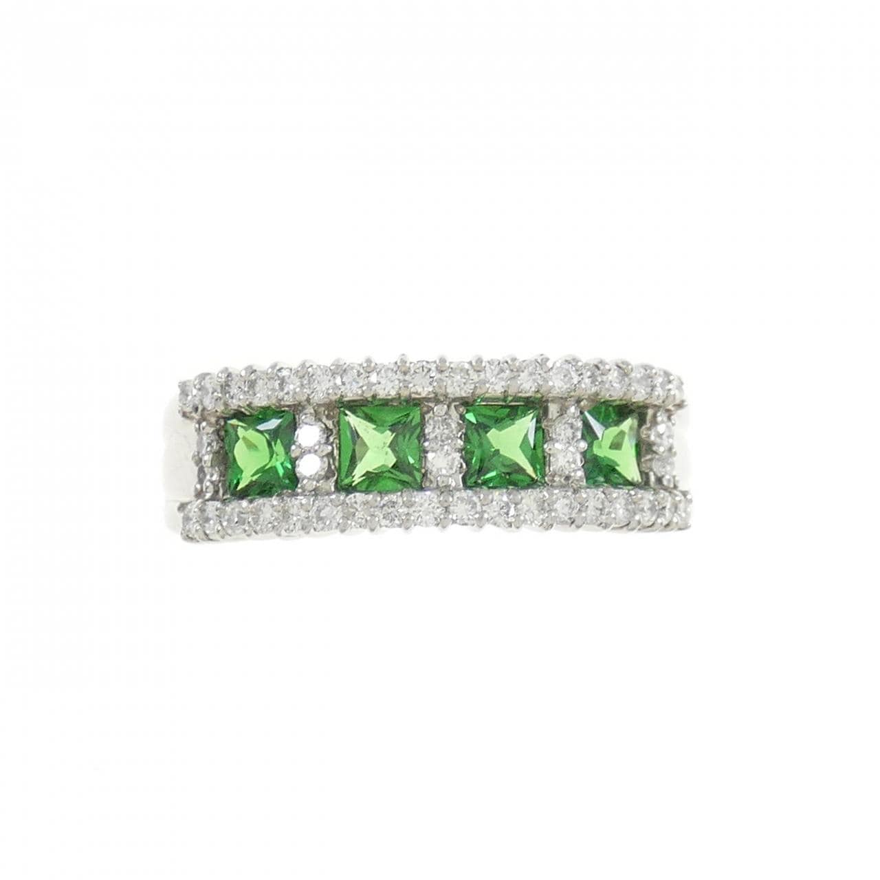PT Green Garnet Ring 0.65CT