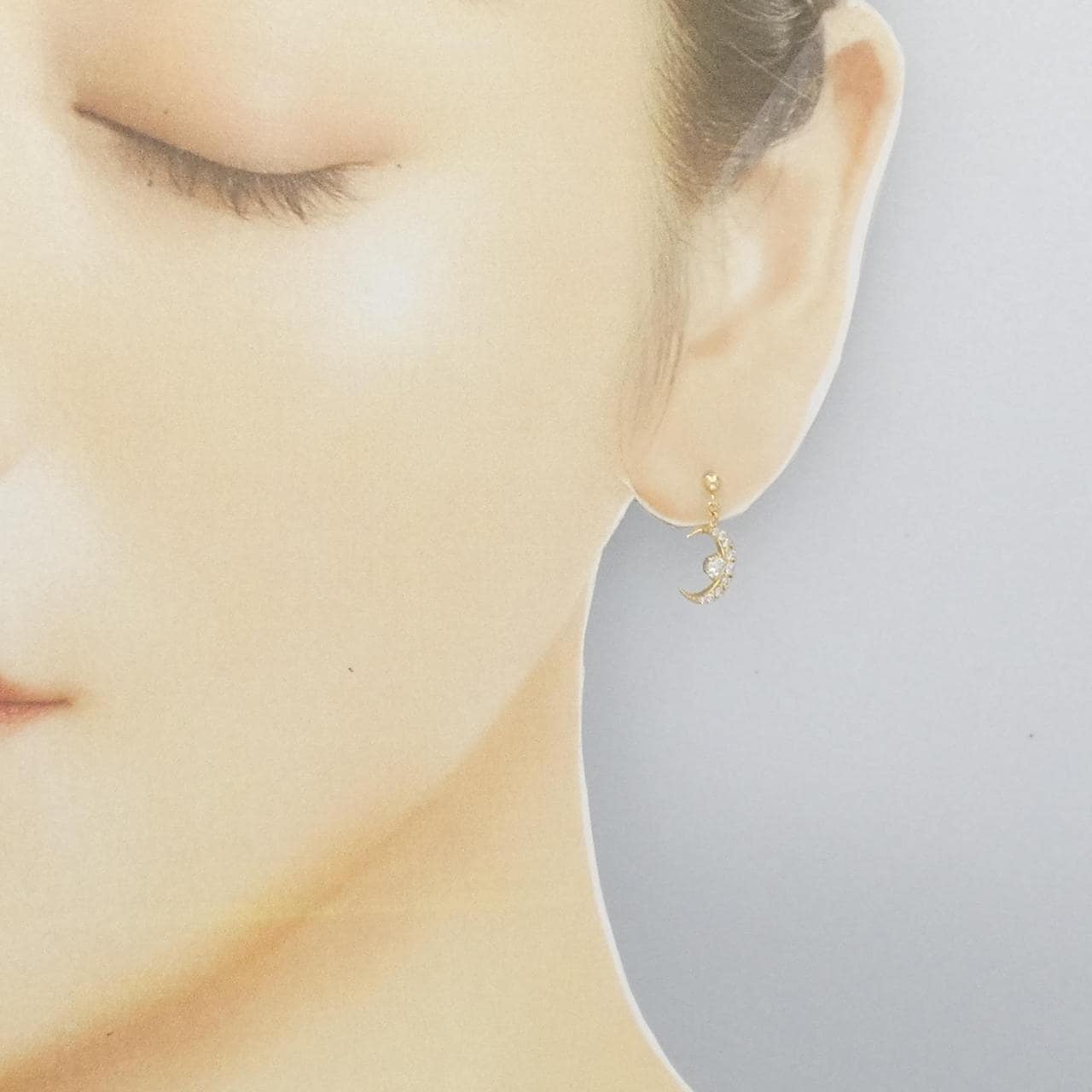 [Remake] K18YG Diamond earrings 0.40CT