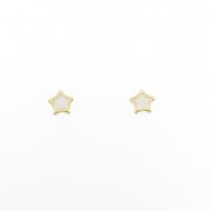 【新品】750YG スター マザーオブパール ピアス