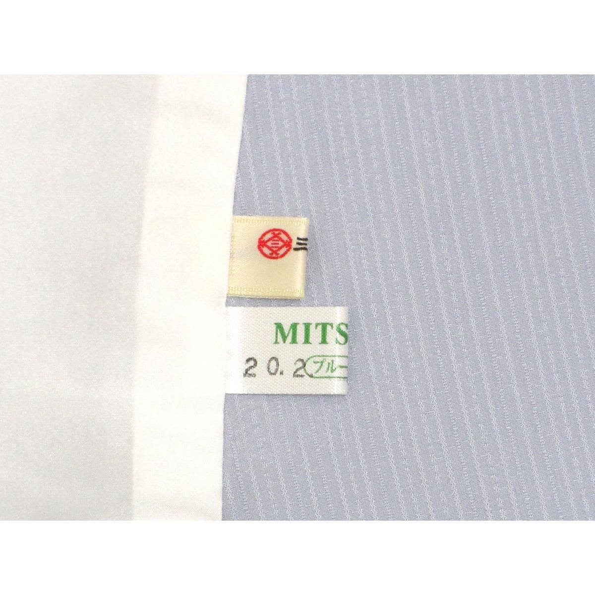 【未使用品】単衣　小紋　刺繍加工