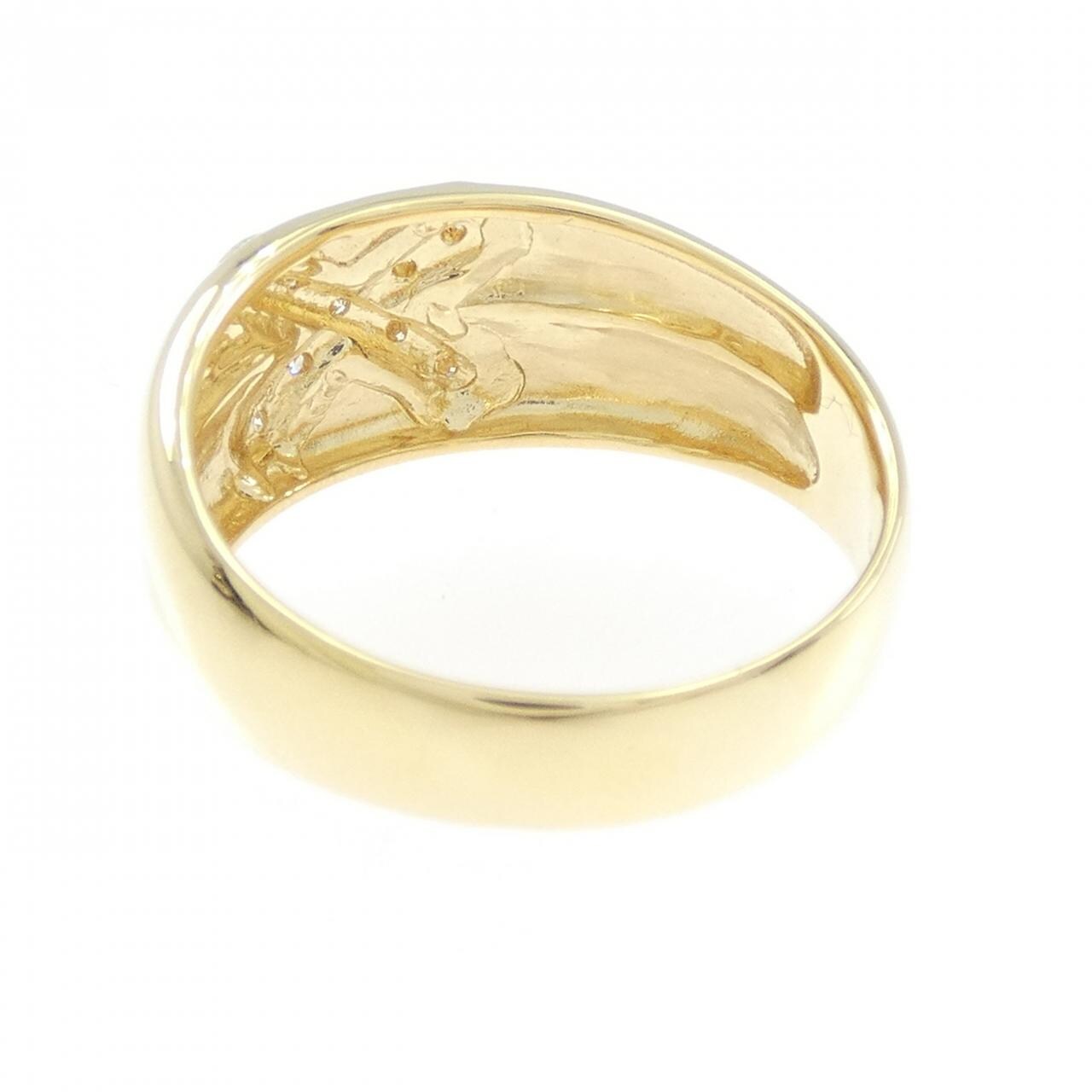 【新品】K18YG ダイヤモンド リング 0.09CT