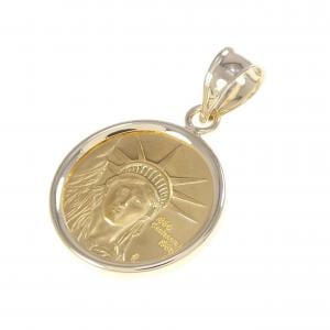 14K(枠) コイン ペンダント