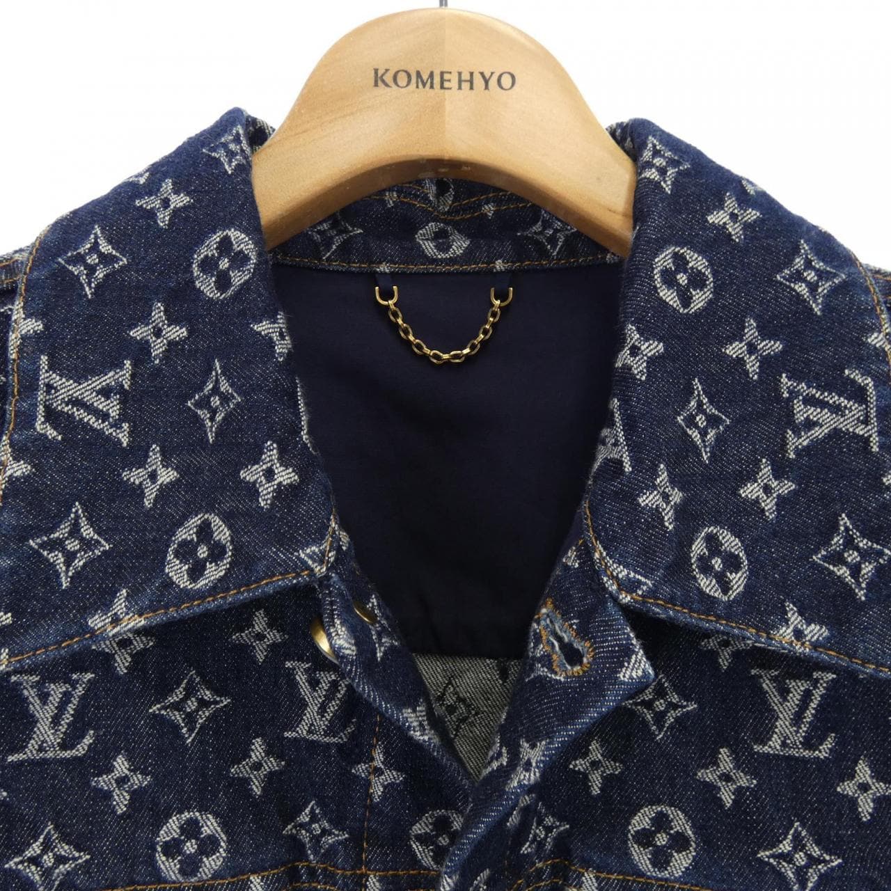 ルイヴィトン LOUIS VUITTON モノグラムジャカードデニムジャケット HRA79WUZD デニムジャケット