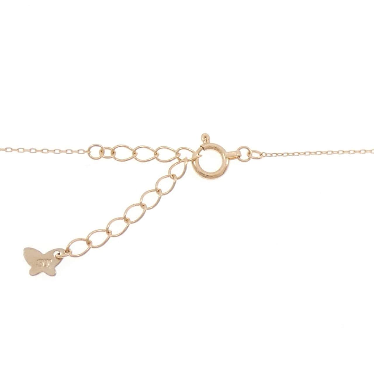 サマンサティアラ イニシャル カラーストーン ネックレス