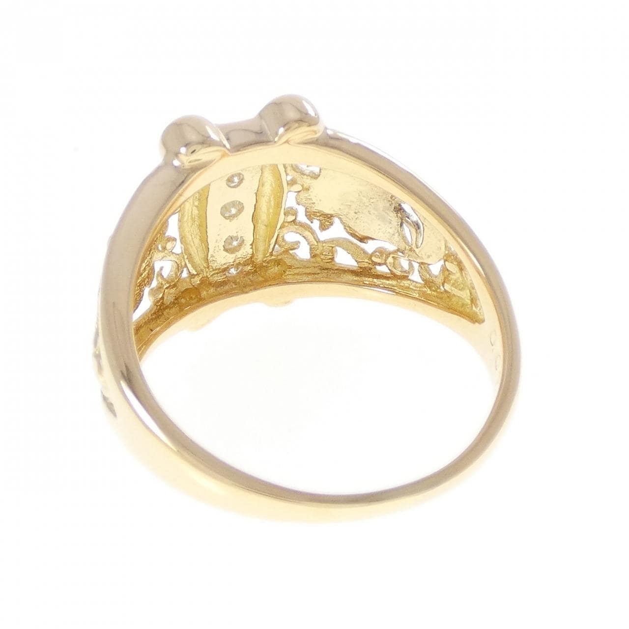 K18YG ダイヤモンド リング 0.07CT