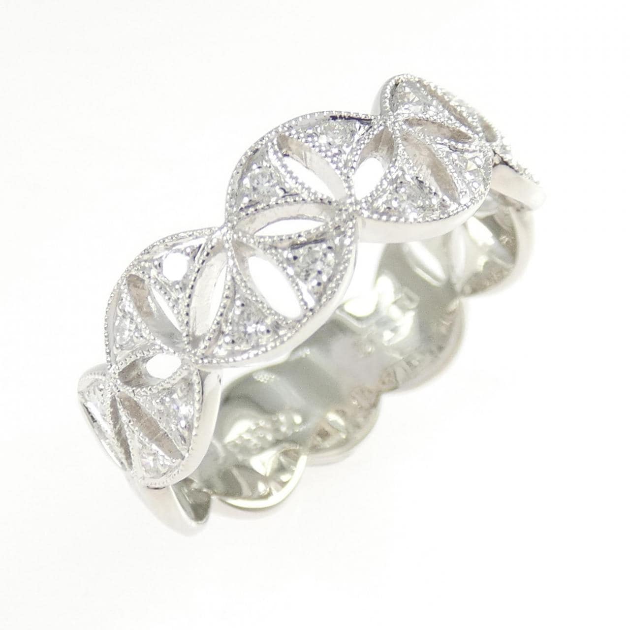 PT950 ダイヤモンド リング 0.13CT