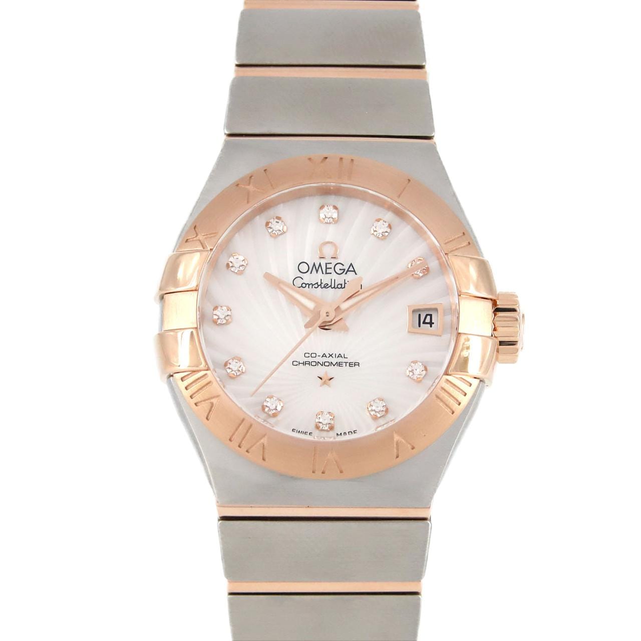 [新品] 欧米茄 Constellation Blush RG Combi・11P 123.20.27.20.55.001 SSxPG自动上弦