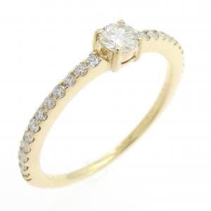 750YG ダイヤモンド リング 0.17CT