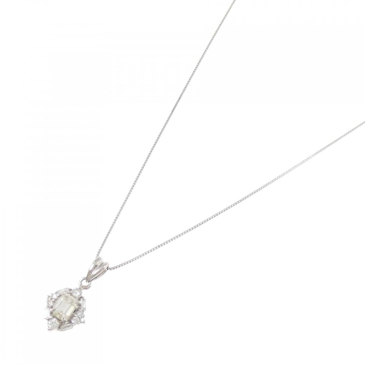 PT900/PT850 ダイヤモンド ネックレス 0.71CT