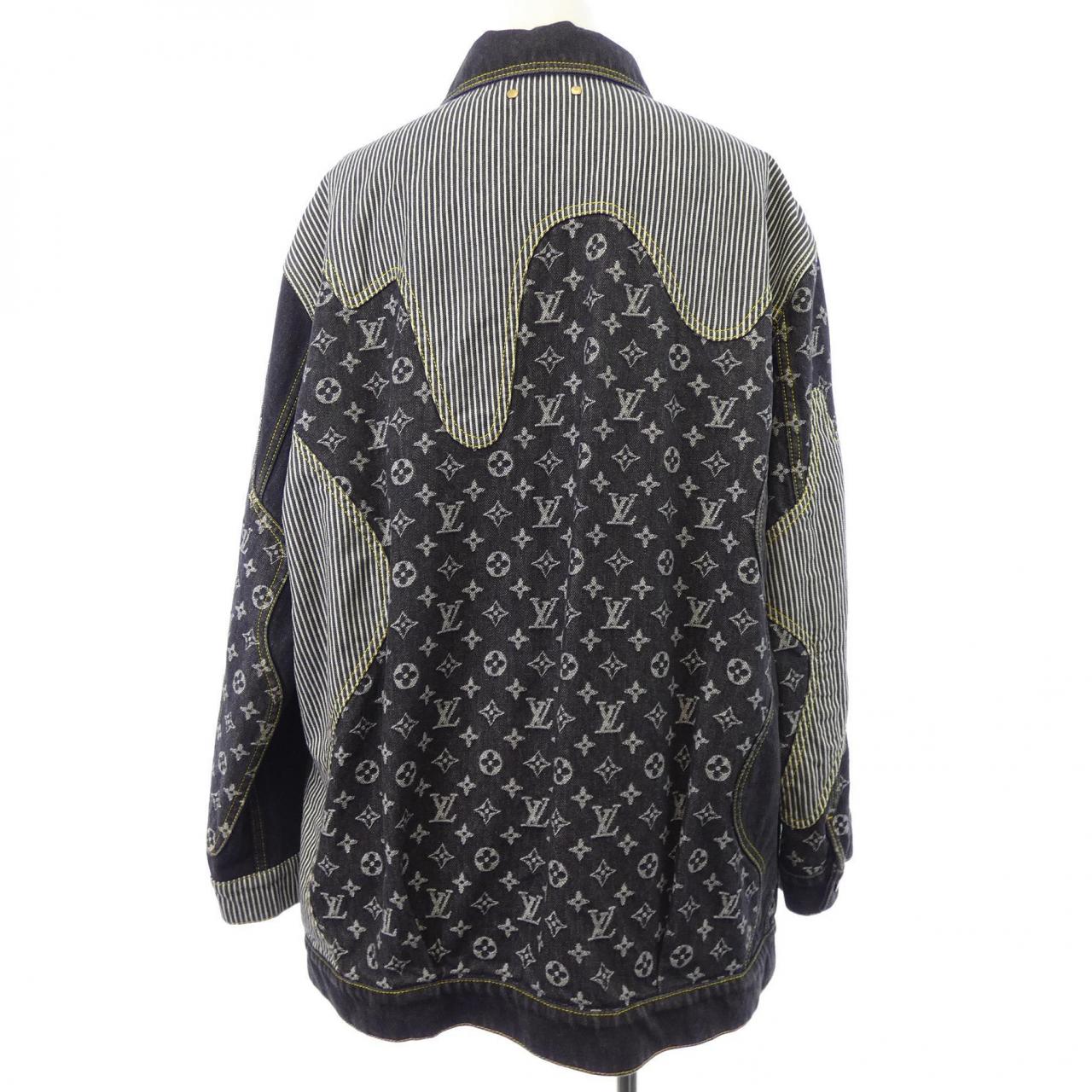 ルイヴィトン LOUIS VUITTON モノグラムクレイジーデニムワークウエアジャケット HMA20EUZD デニムジャケット