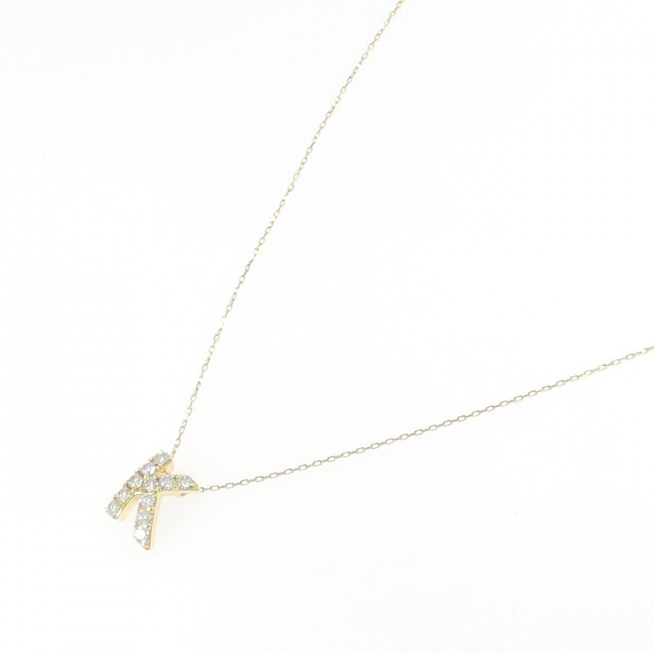 アーカー プルミエトワール イニシャル ネックレス 0.22CT