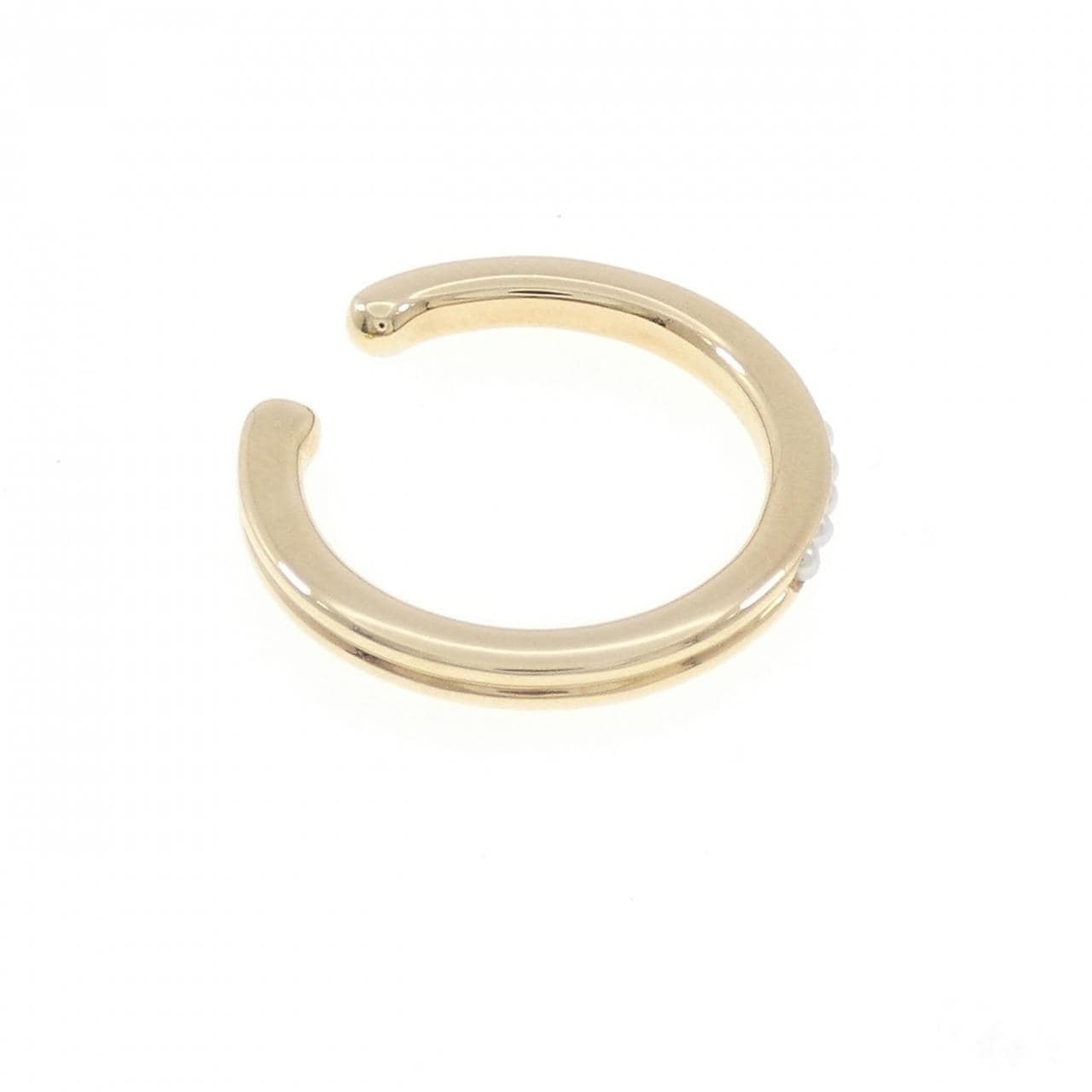 ヒロタカ 淡水パール イヤーカフ 片耳