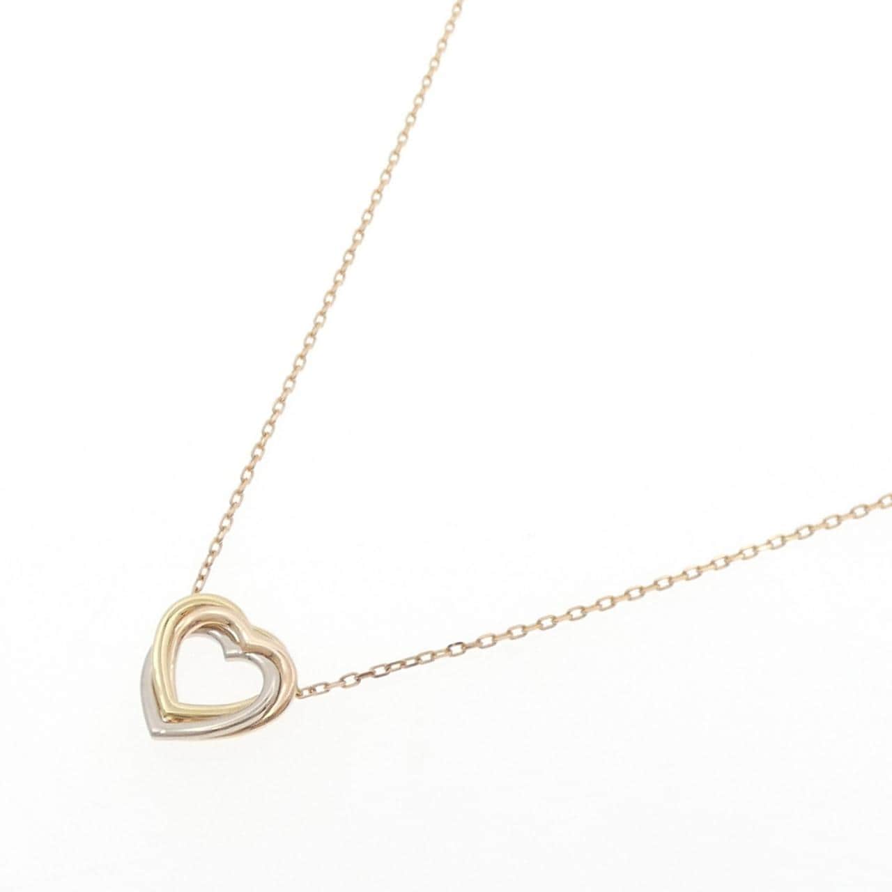 カルティエ トリニティ ハート ネックレス