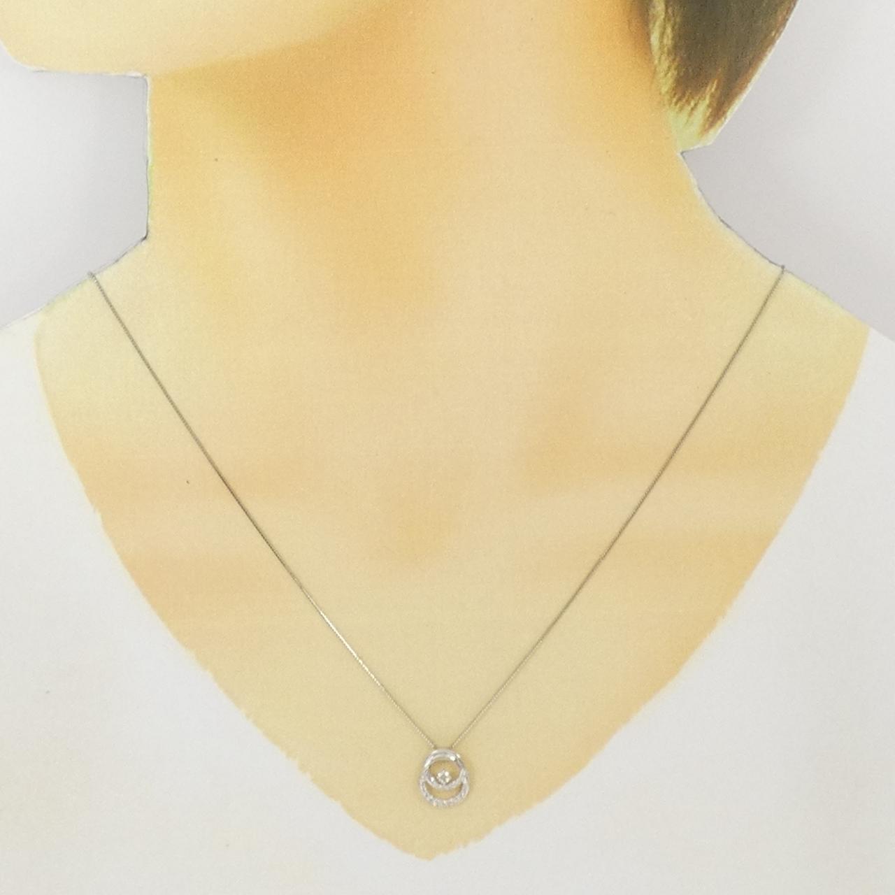 PT900/PT850 ダイヤモンド ネックレス 0.16CT