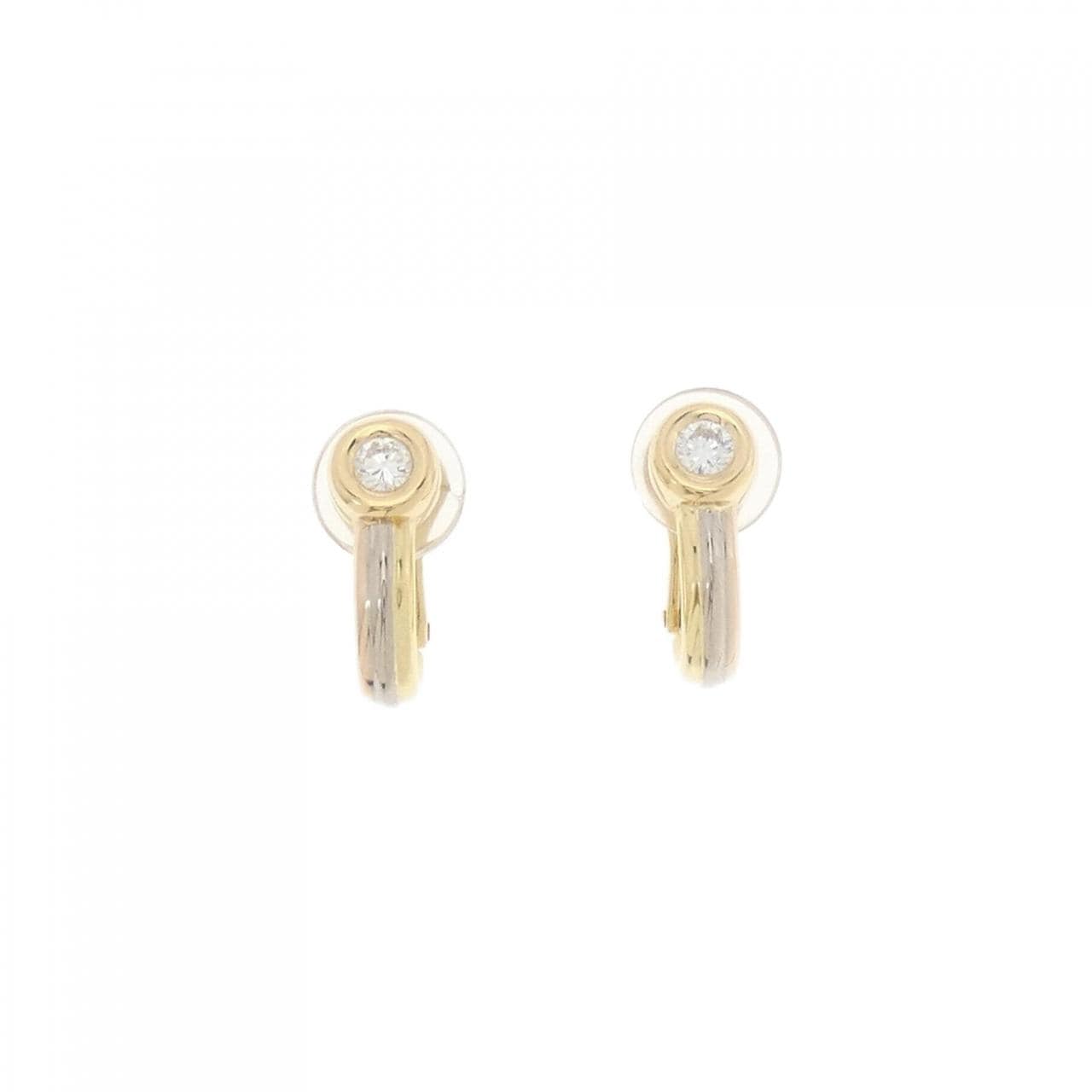 Cartier monostone earrings