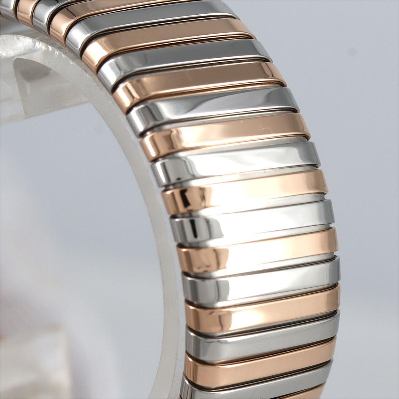 【新品】BVLGARI BVLGARI BVLGARI PG 組合 12 件組中號 BBLP262TSG/BBL262TWSPG/12 不鏽鋼和 PG石英