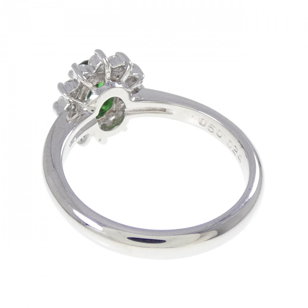 PT900 グリーンガーネット リング 0.50CT