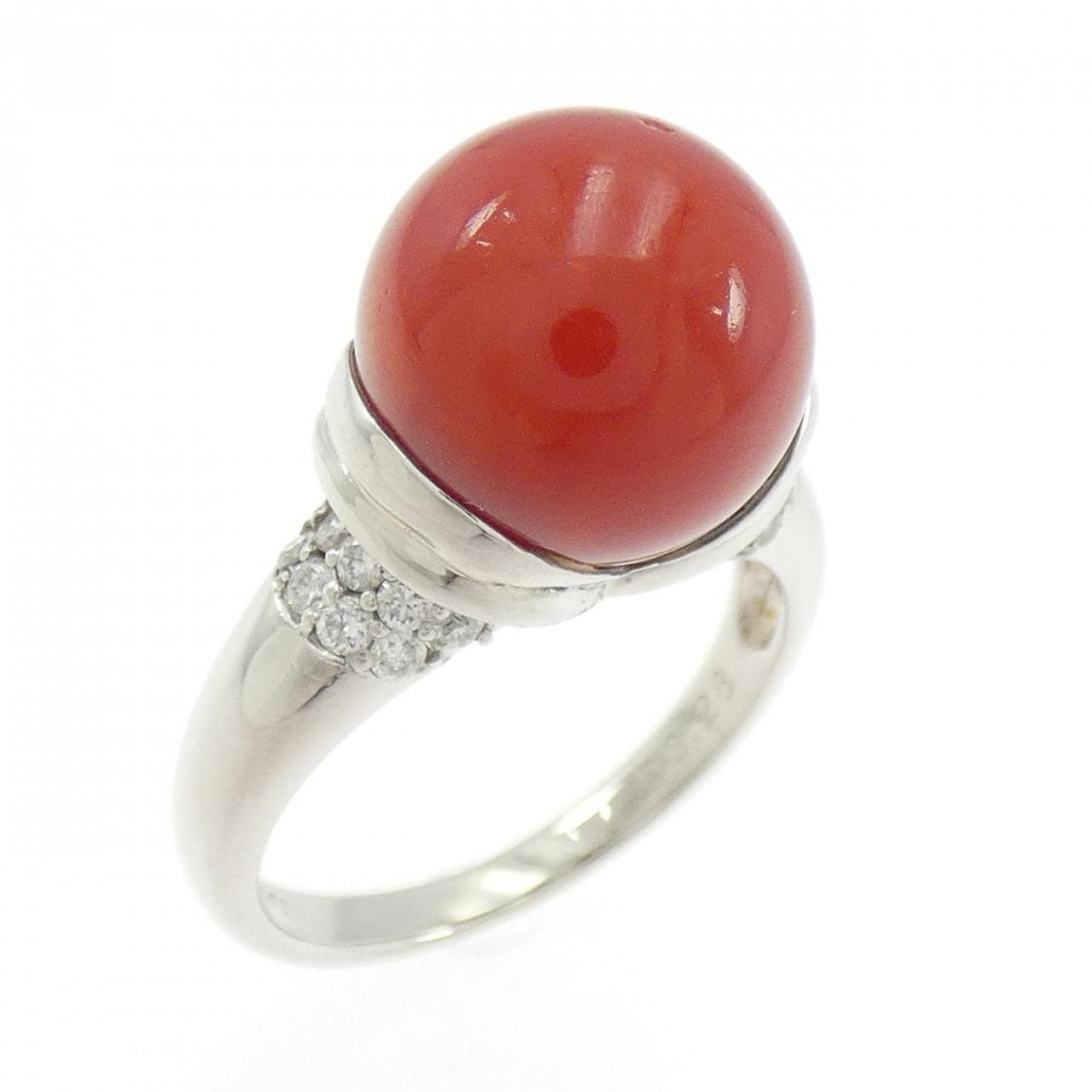 PT900 サンゴ リング 11.1mm