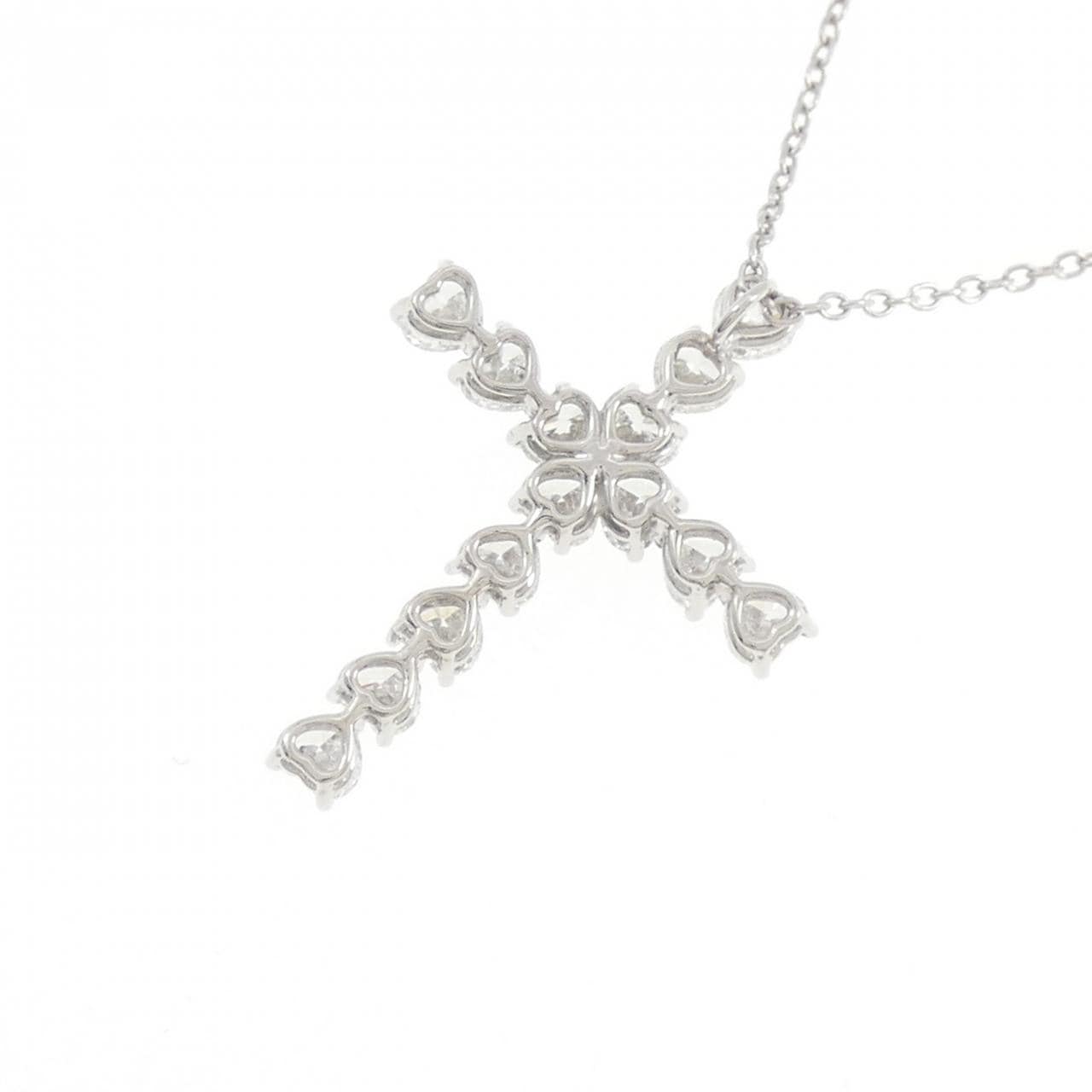 ハリーウィンストン ハートシェイプクロス ネックレス