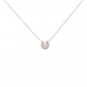 K18WG ダイヤモンド ネックレス 0.07CT
