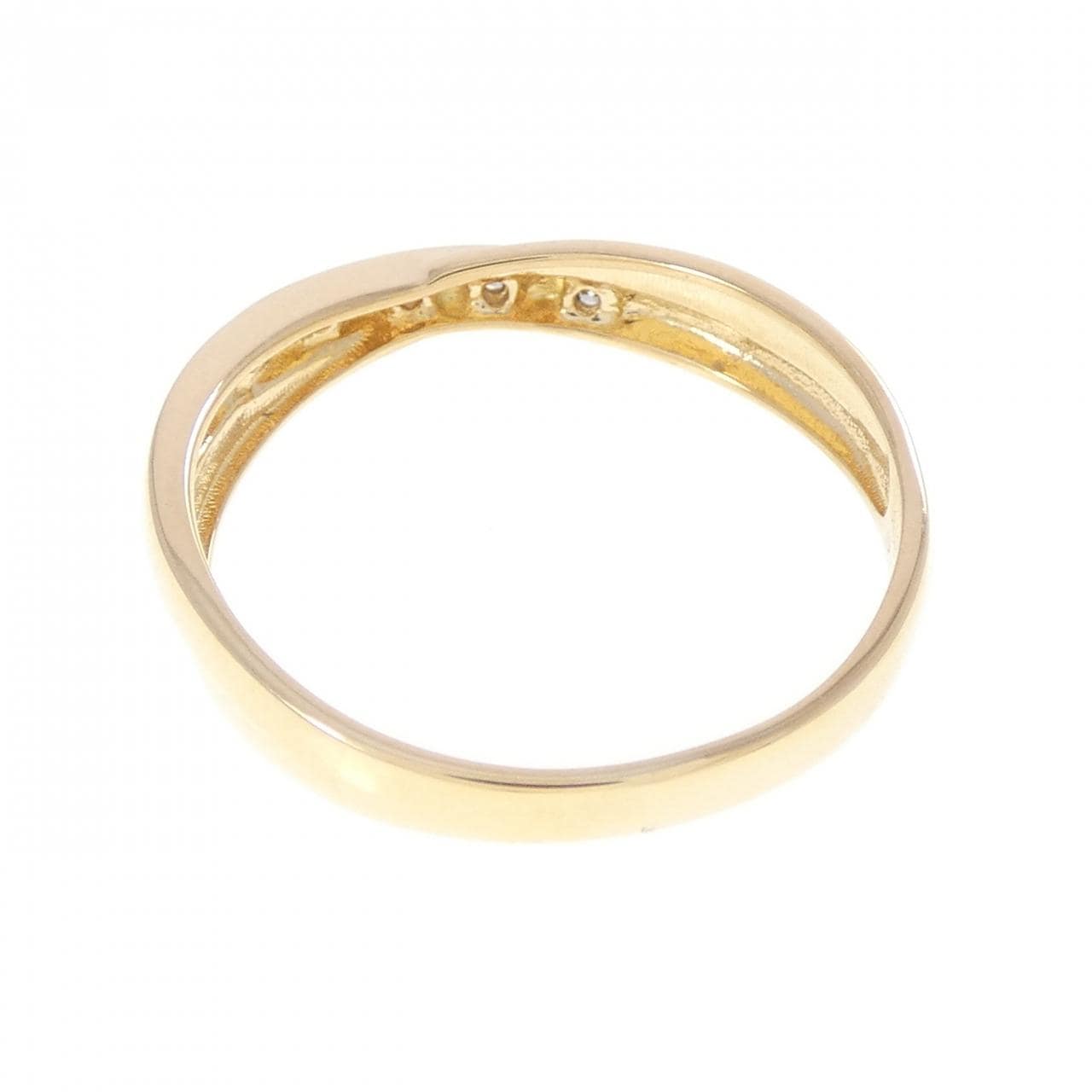 K18YG ダイヤモンド リング 0.04CT