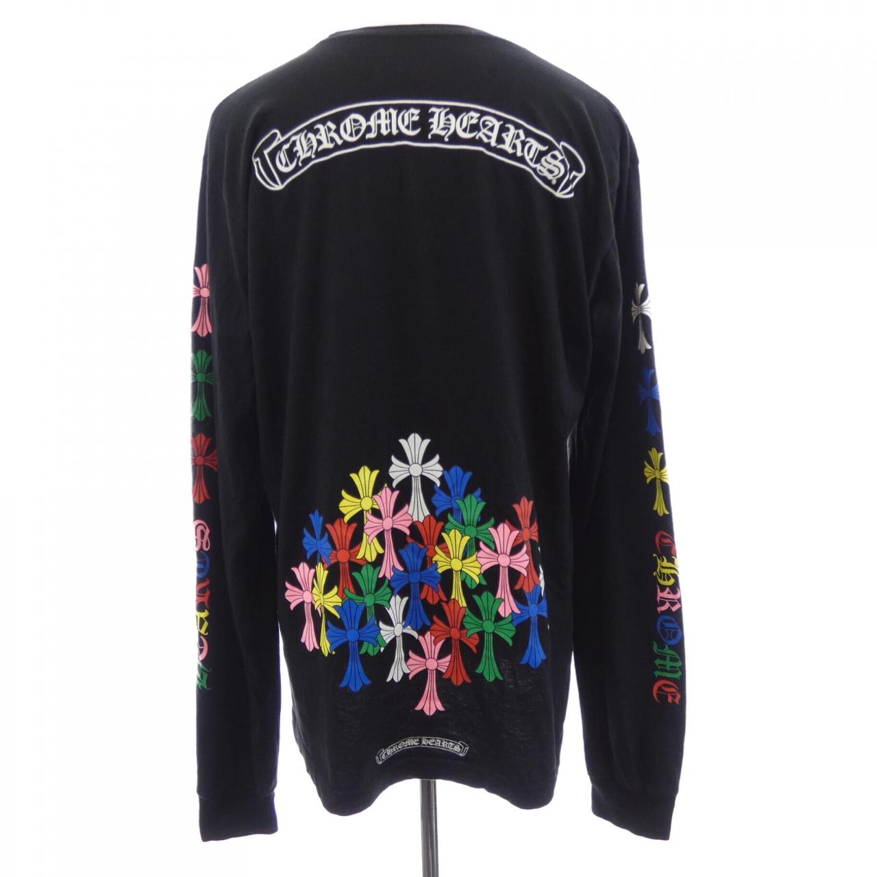 クロムハーツ CHROME HEARTS マルチカラーセメタリークロス CEMETERY CROSS 408129112******726 Tシャツ
