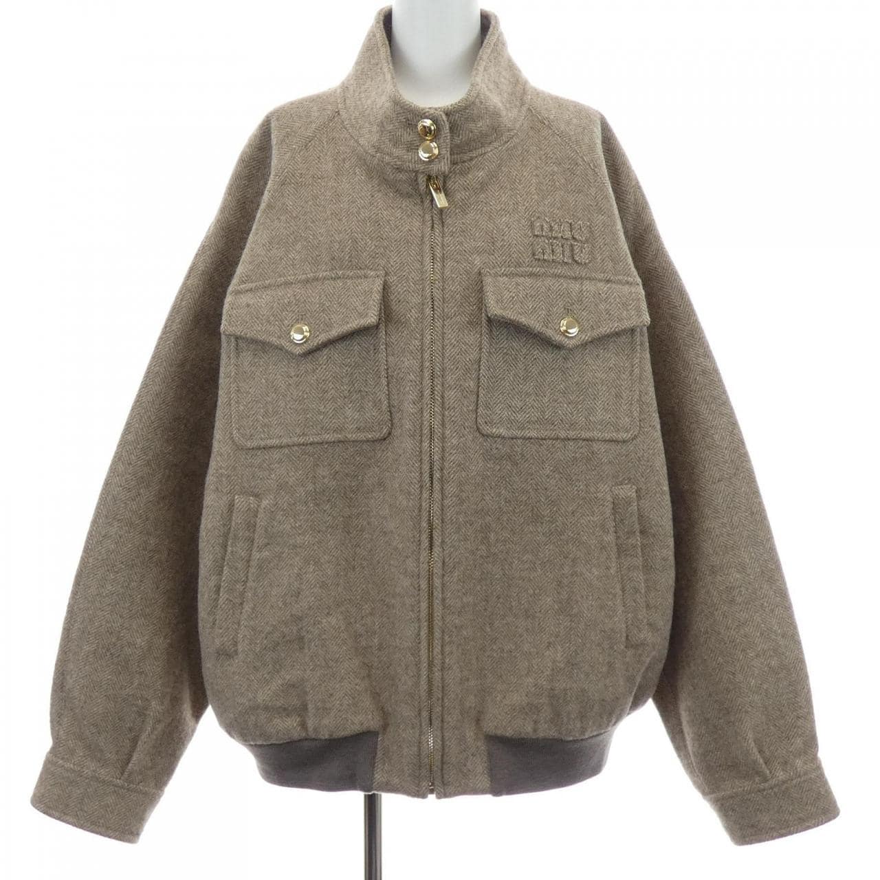 ミュウミュウ MIU MIU MIU MIU ロゴ ML943 S232 15PM ブルゾン