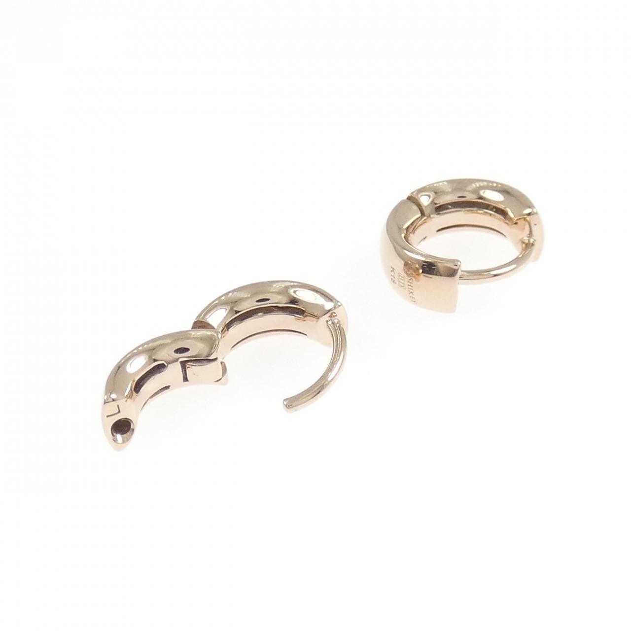 カシケイ カシケイ バンド ピアス 0.26CT