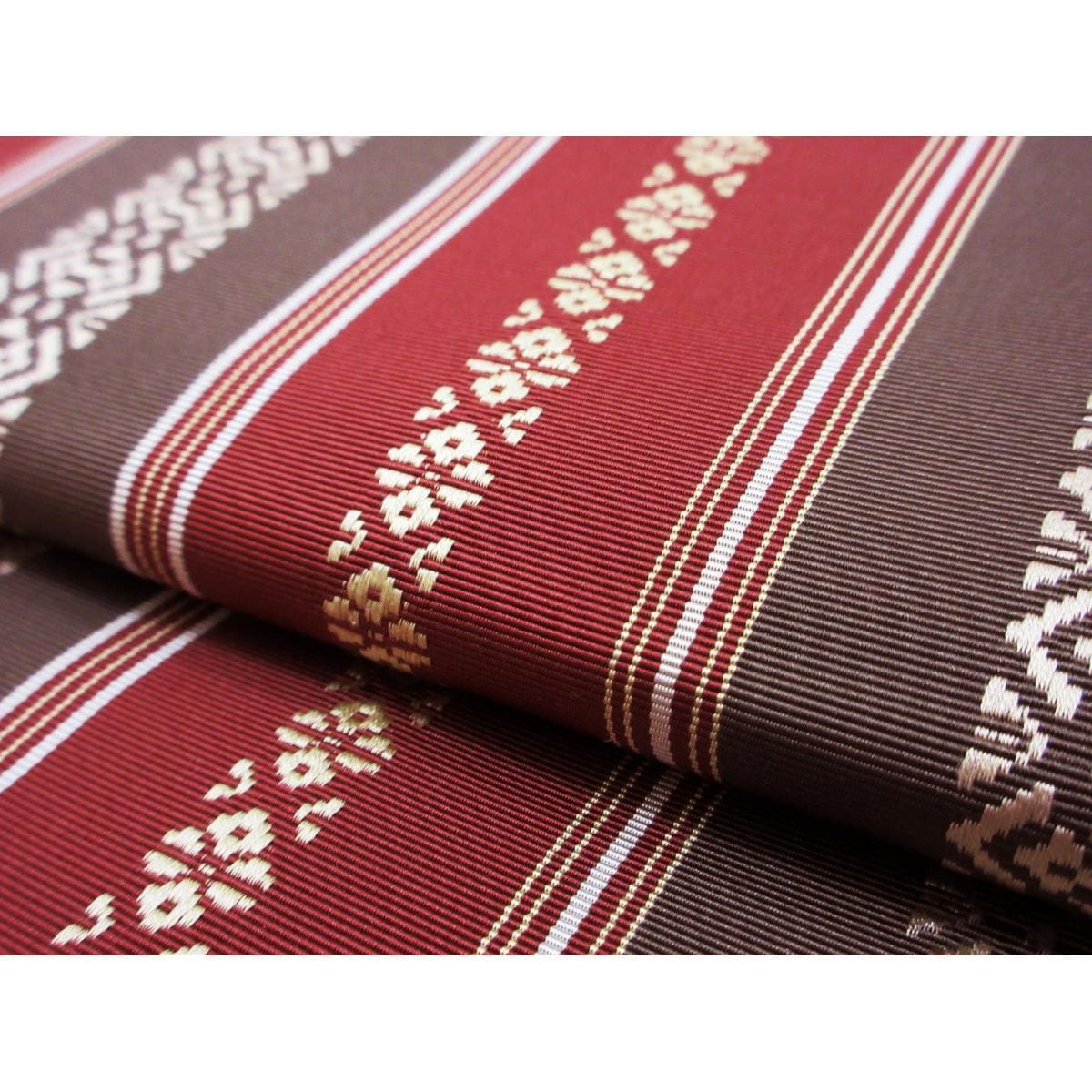 【未使用品】名古屋帯　献上博多織　全通柄