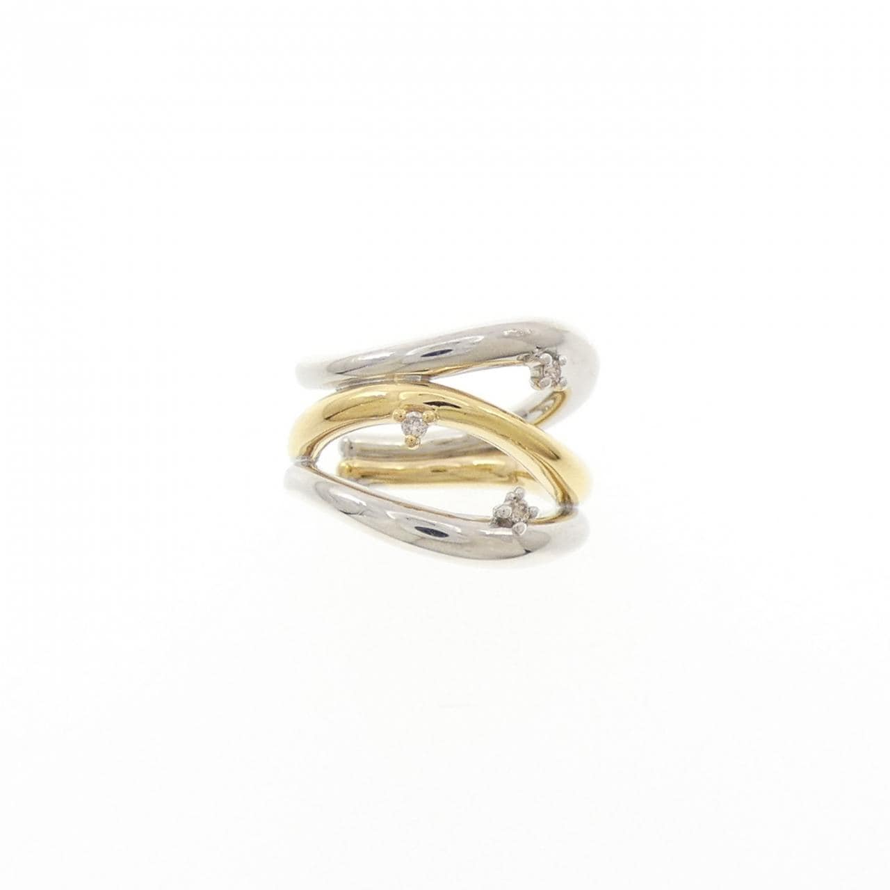 4゜C  シルバー イヤーカフ 片耳