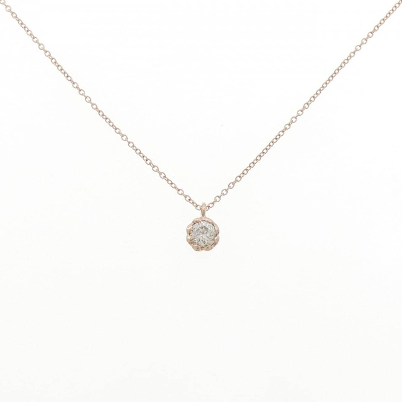 K18PG ダイヤモンド ネックレス 0.30CT