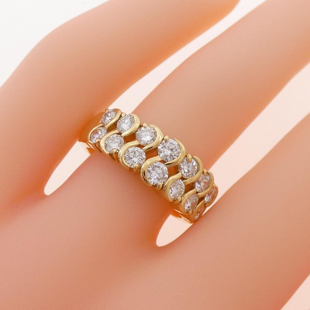 K18YG ダイヤモンド リング 1.06CT