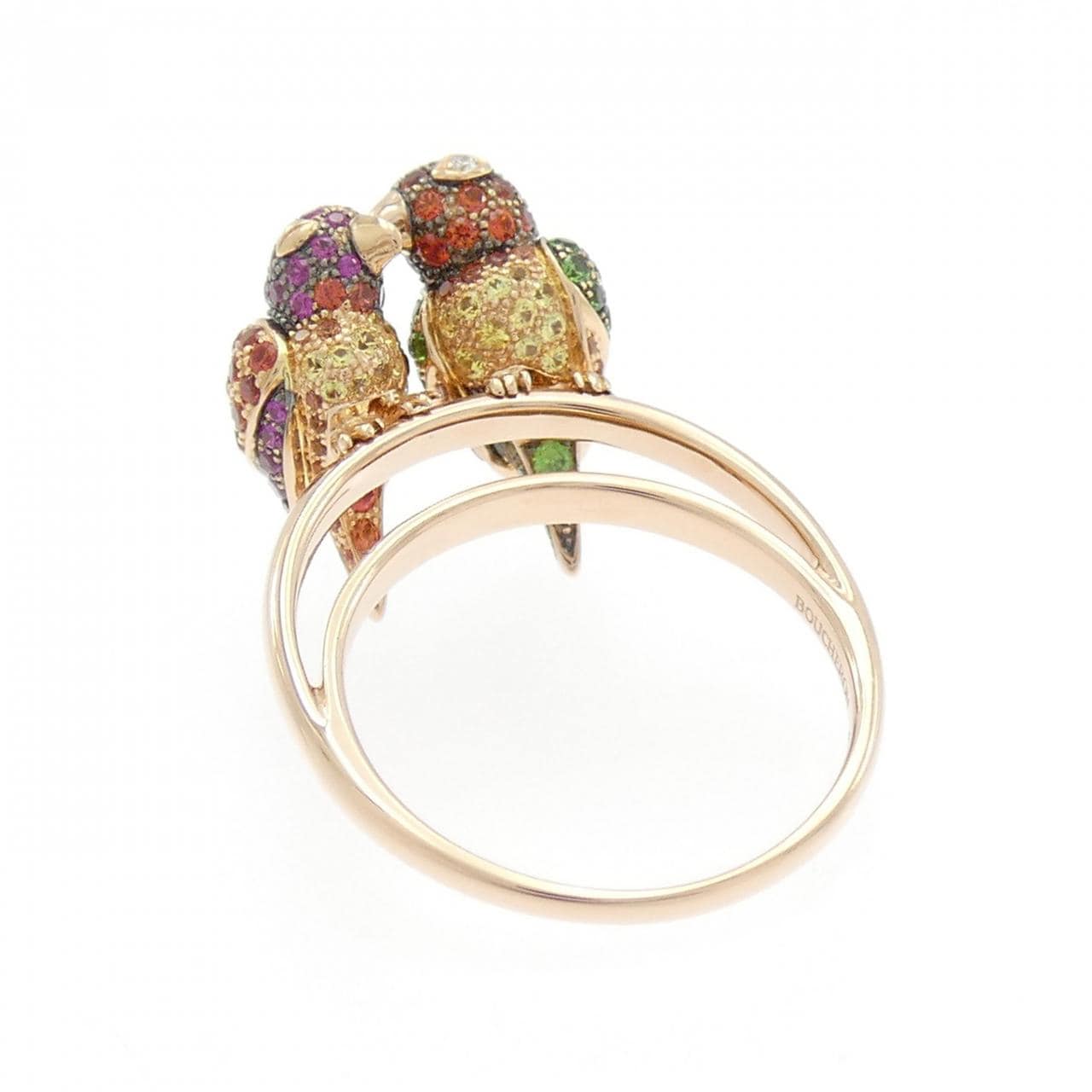 ブシュロン カラーストーン リング