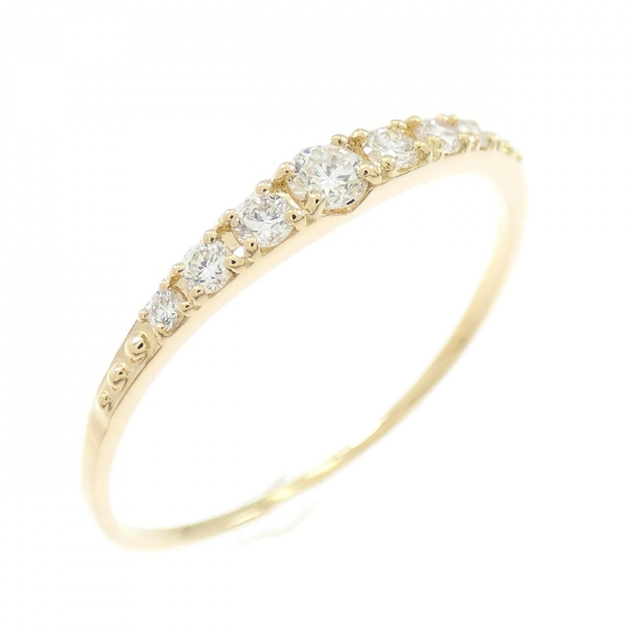 【リメイク】K18YG ダイヤモンド リング 0.15CT