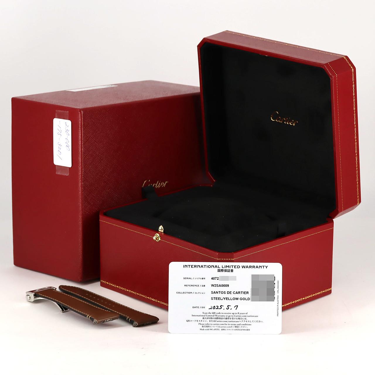 カルティエ サントス･ドゥ･カルティエLM コンビ W2SA0009 SSxYG 自動巻