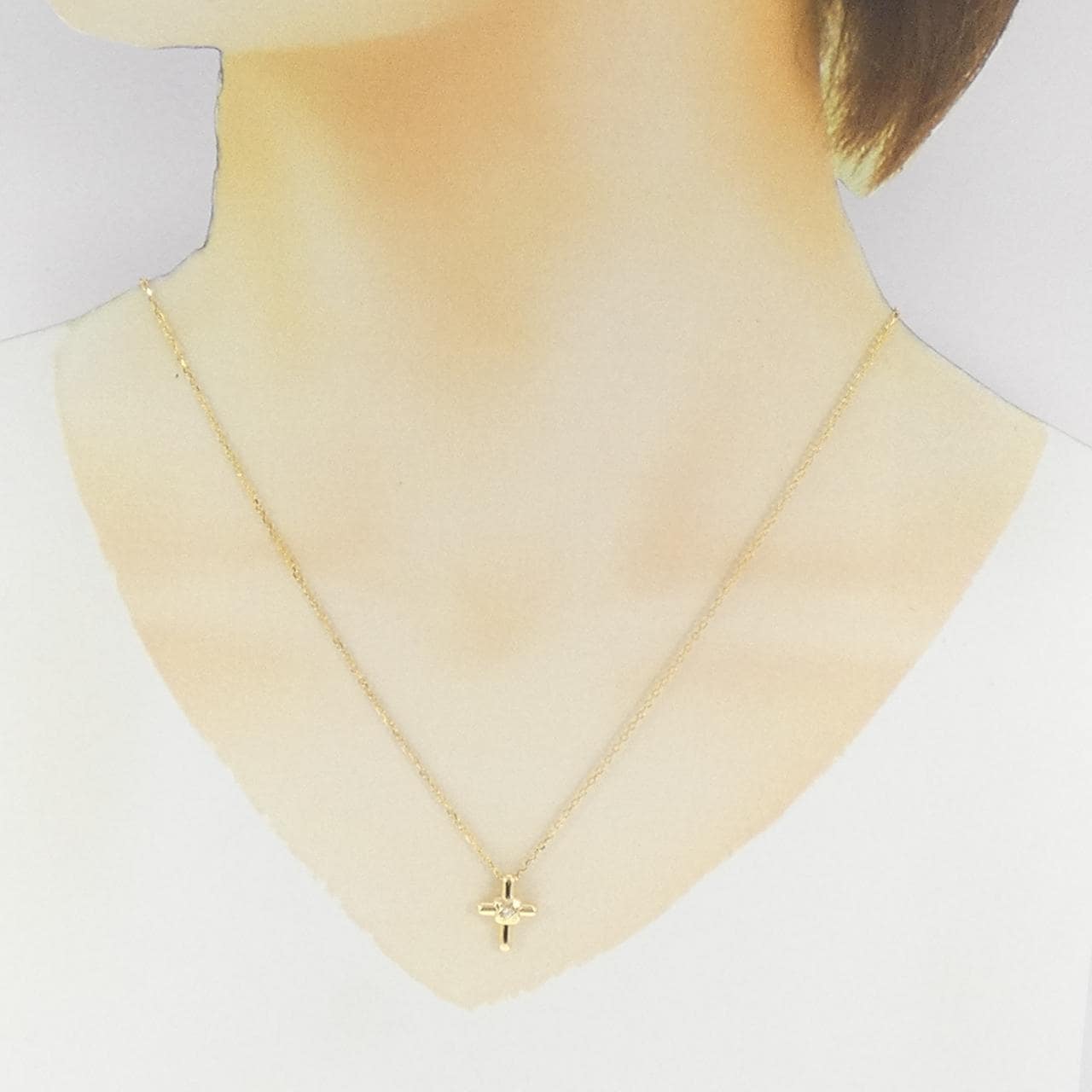 ミキモト ダイヤモンド ネックレス 0.01CT