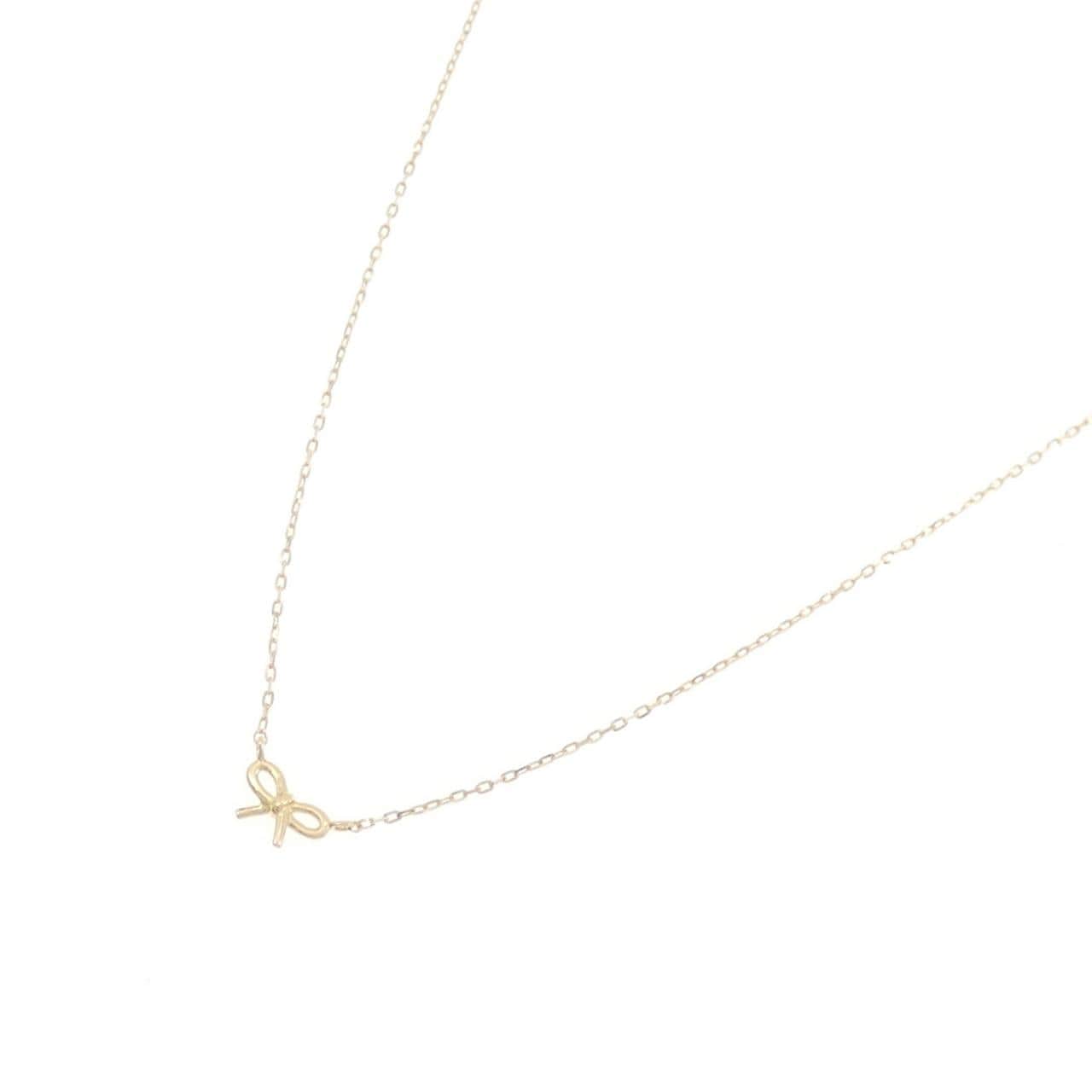 エテ K18 リボン ネックレス