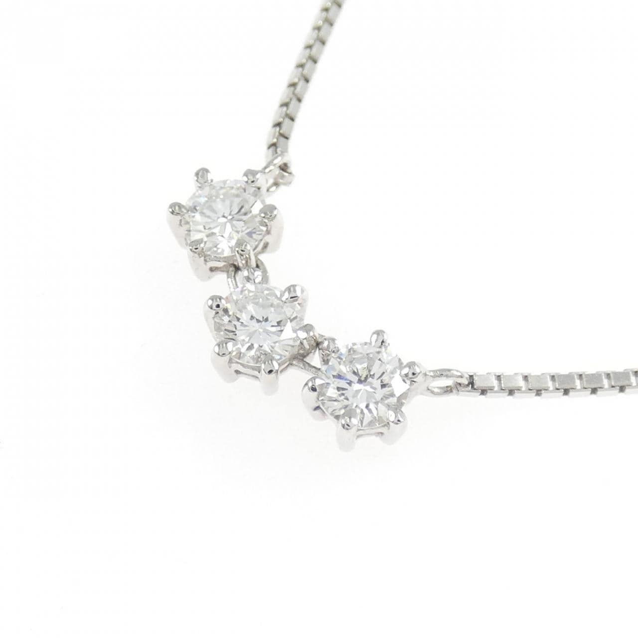 PT900/PT850 ダイヤモンド ネックレス 0.51CT