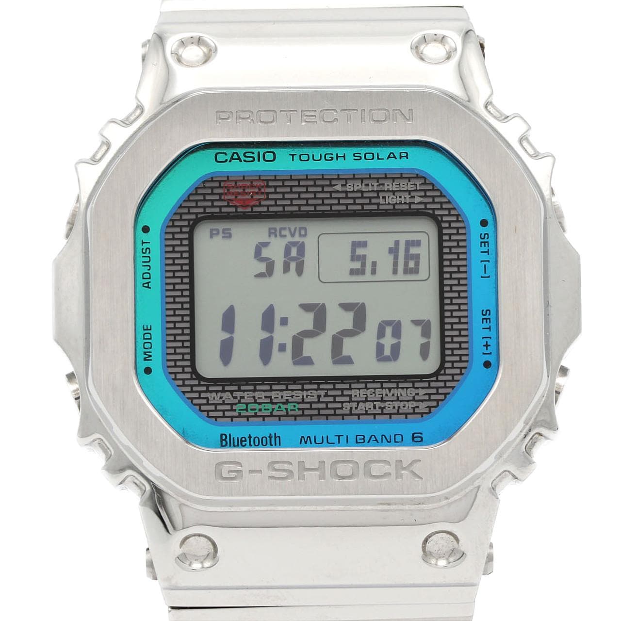 カシオ G-SHOCK 電波時計 GMW-B5000PC-1JF SS ソーラークォーツ