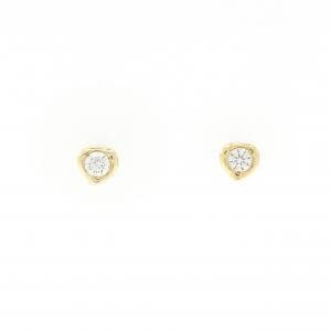 K18YG ダイヤモンド ピアス 0.12CT