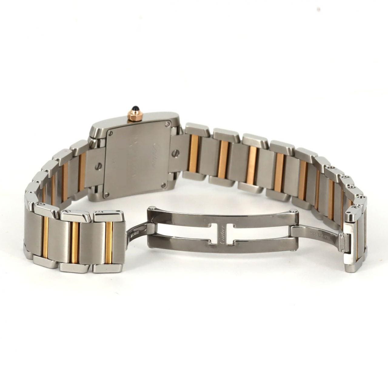 カルティエ タンクフランセーズSM PGコンビ･2009X'mas LIMITED W5010001 SSxPG クォーツ