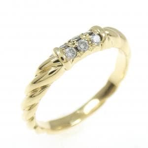 K18YG ダイヤモンド リング 0.09CT