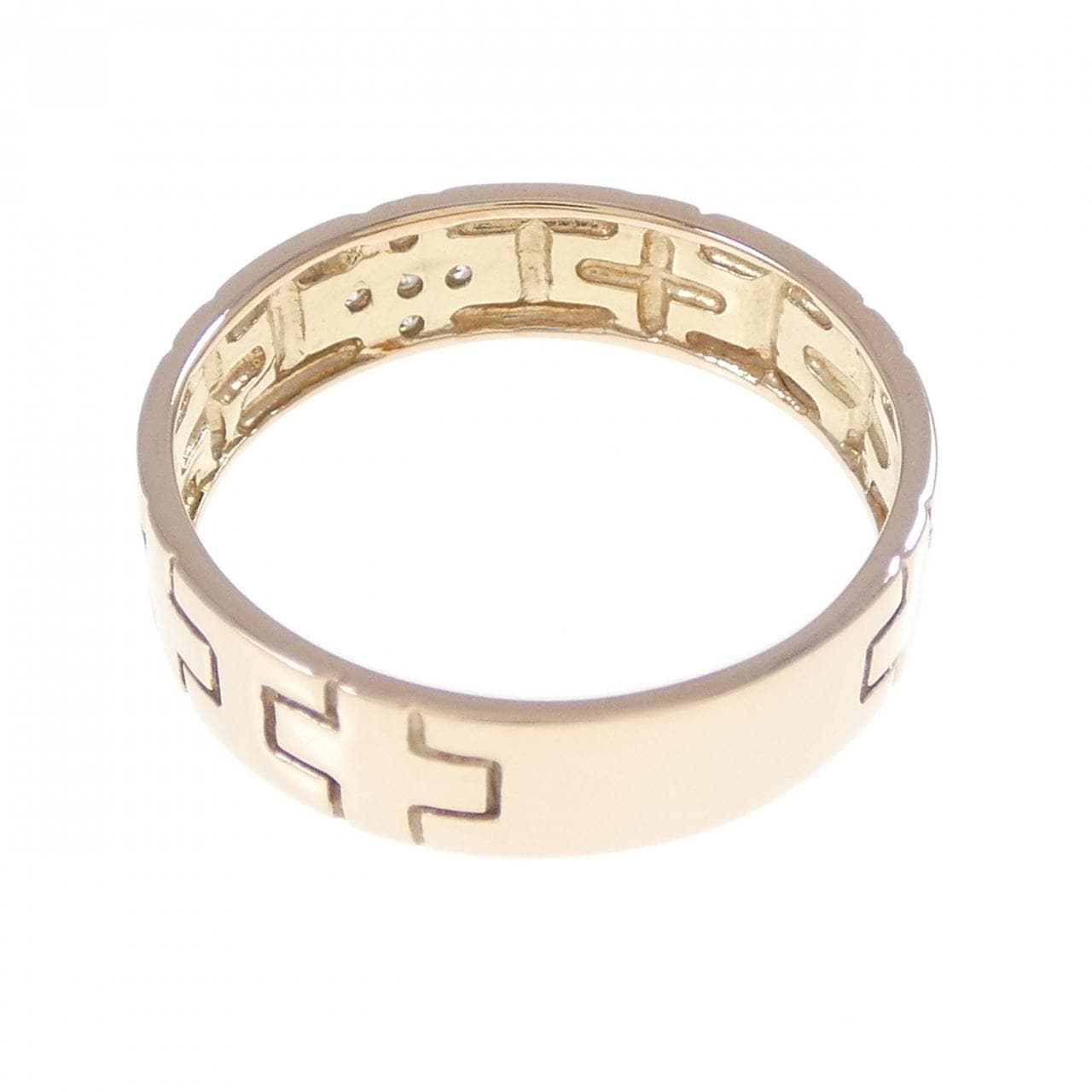 K18PG ダイヤモンド リング 0.03CT