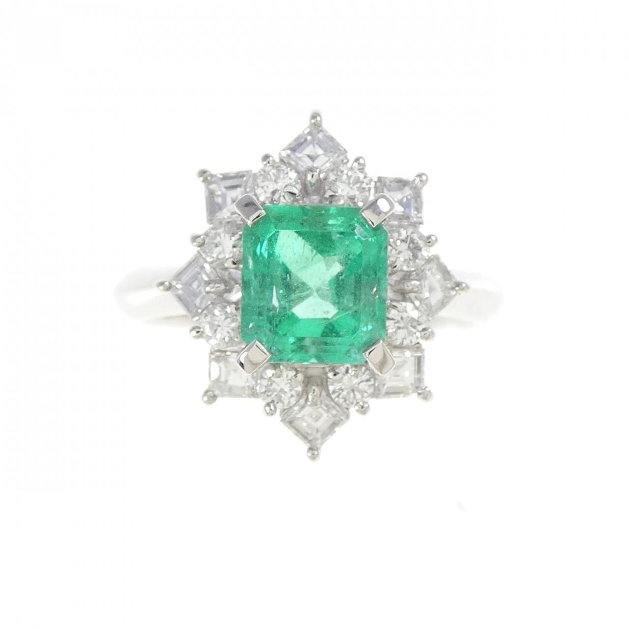 PT900 エメラルド リング 1.21CT