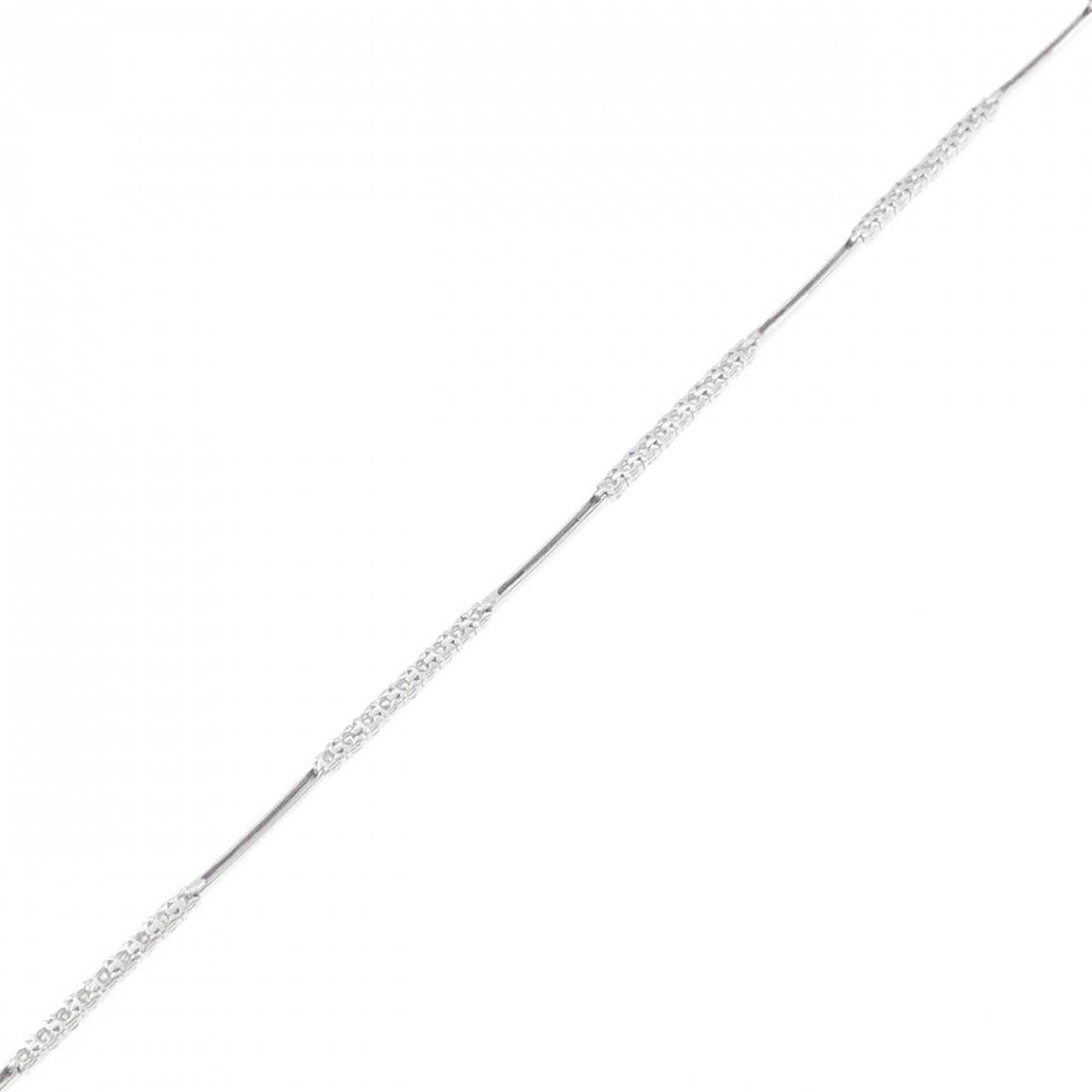 K18WG ダイヤモンド ブレスレット 1.00CT