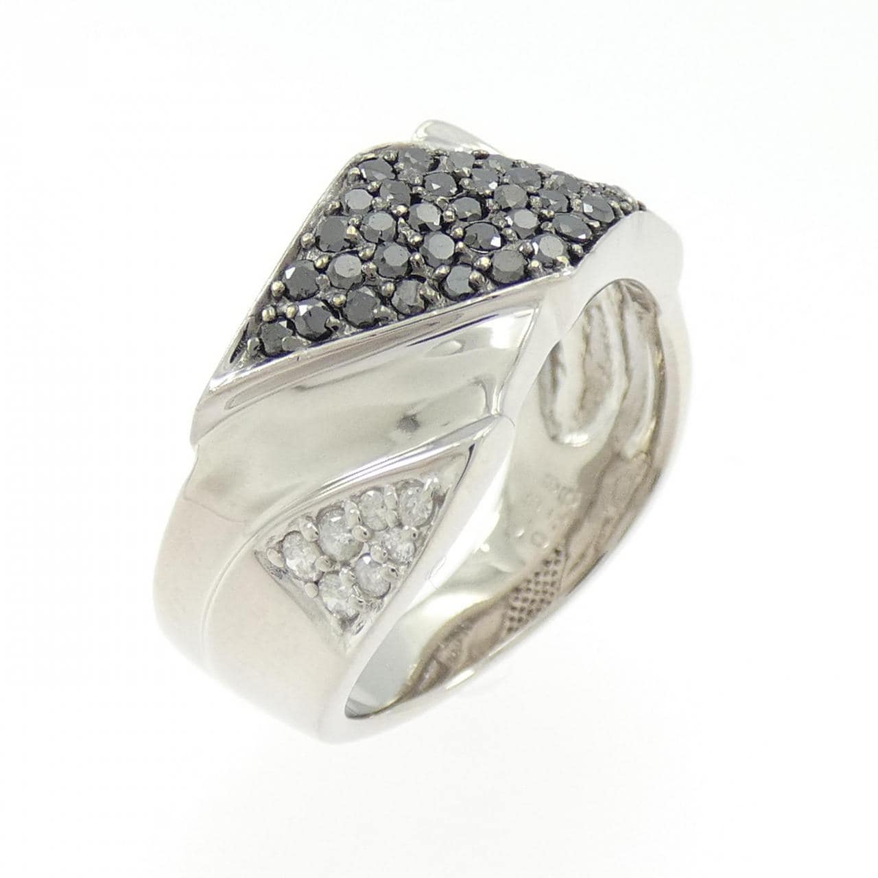 K18WG/K18BG ダイヤモンド リング 0.38CT