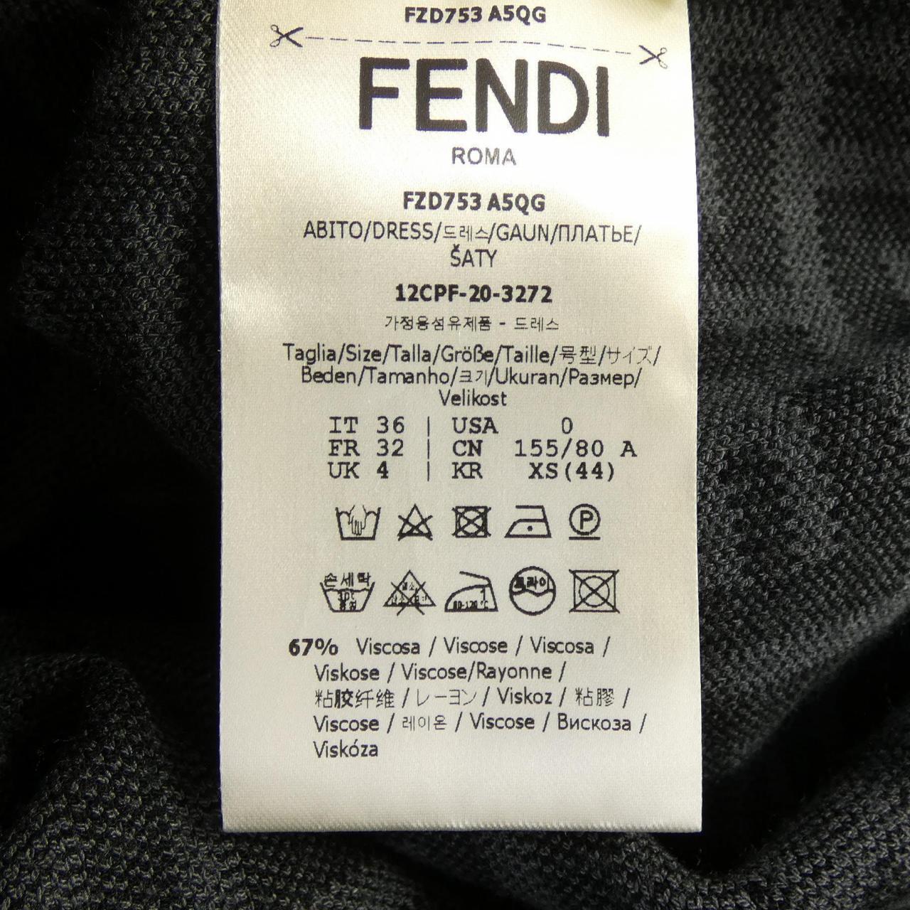 フェンディ FENDI FZD753 A5QG ワンピース