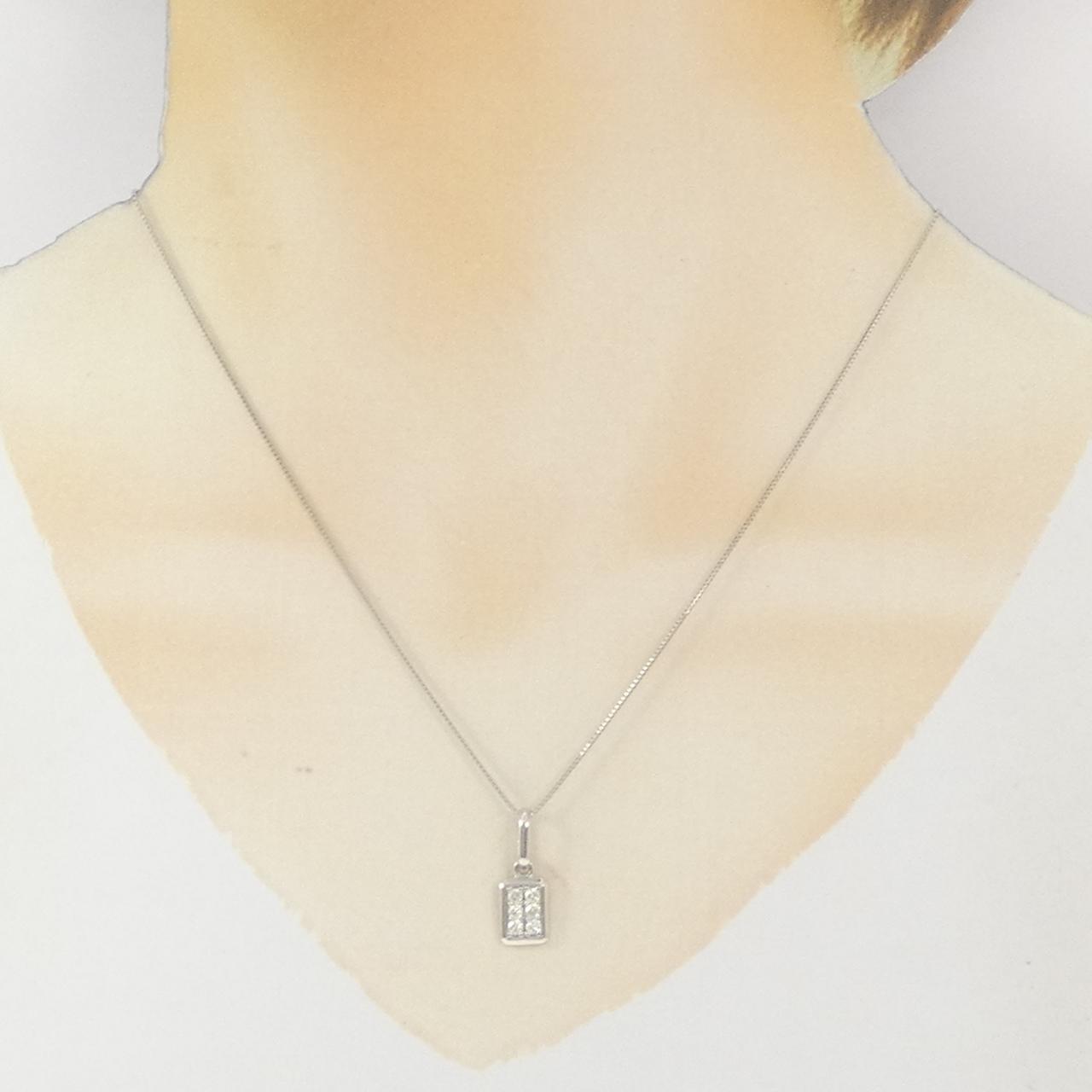 PT900/PT850 ダイヤモンド ネックレス 0.22CT