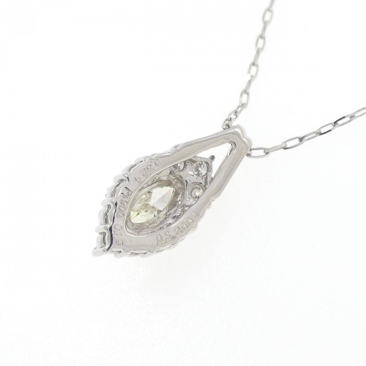 PT900/PT850 ダイヤモンド ネックレス 0.324CT